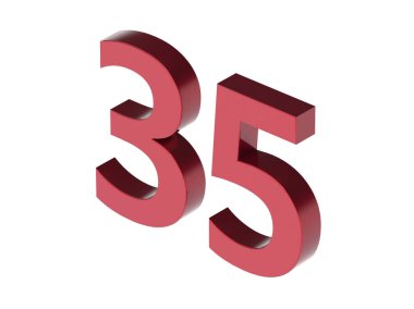 3d numara izole doku oluşturma arkaplan çizimi