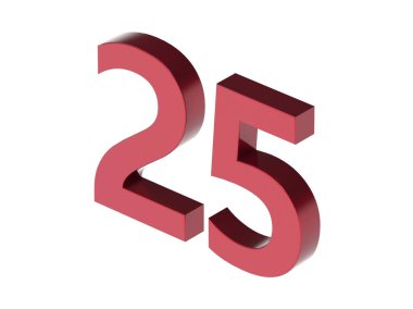 3d numara izole doku oluşturma arkaplan çizimi