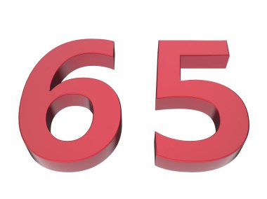 3d numara izole doku arkaplan oluşturucu