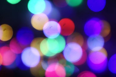 abstract bright background with bokeh lights