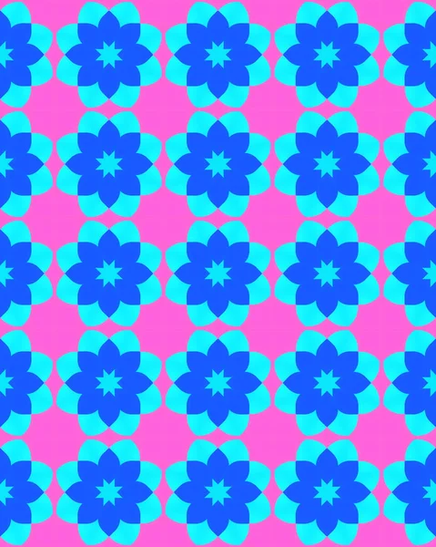 Una Ilustración Perfecta Patrón Azulejos Colores Para Fondo Fondo Pantalla — Foto de Stock