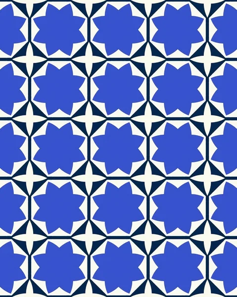 Uma Ilustração Perfeita Padrão Azulejo Para Fundo Papel Parede — Fotografia de Stock