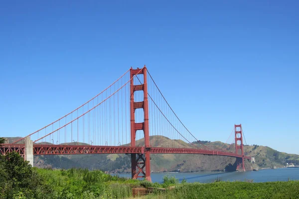 Uma Bela Foto Ponte Golden Gate São Francisco — Fotografia de Stock