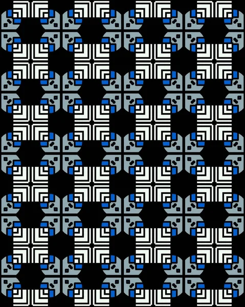 물기없는 파란색 추상적 패턴의 디자인 귀여운 벽지에 — 스톡 사진