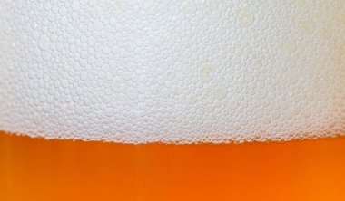 Bira kafasının yakın çekimi.