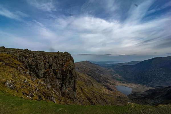 Uma Paisagem Montanha Glyder Fach Snowdonia Noroeste País Gales Reino — Fotografia de Stock