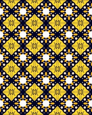 Arkaplan veya duvar kâğıdı için renklendirici desenlerin kusursuz bir çizimi