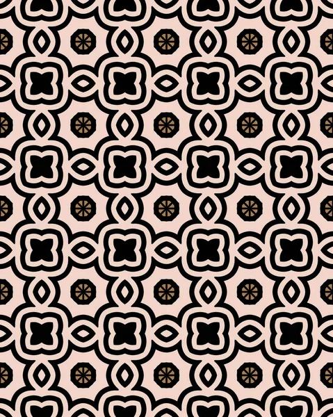 Zarif Lüks Kahverengi Ton Tasarımı Çizgiler Soyut Retro Tarzı Geometrik — Stok fotoğraf