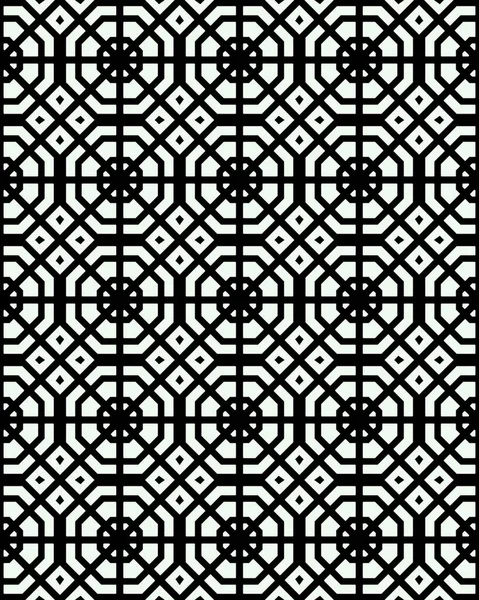 Abstrakte Geometrische Nahtlose Muster Hintergrund Stock Illustration — Stockfoto