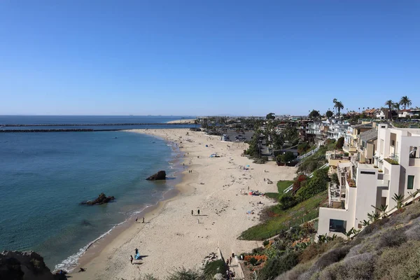 Kaliforniya Abd Deki Güzel Uzun Laguna Sahili Nin Şehrin Hava — Stok fotoğraf