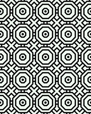 Soyut Geometrik Kusursuz Desensiz Arkaplan Çizimi