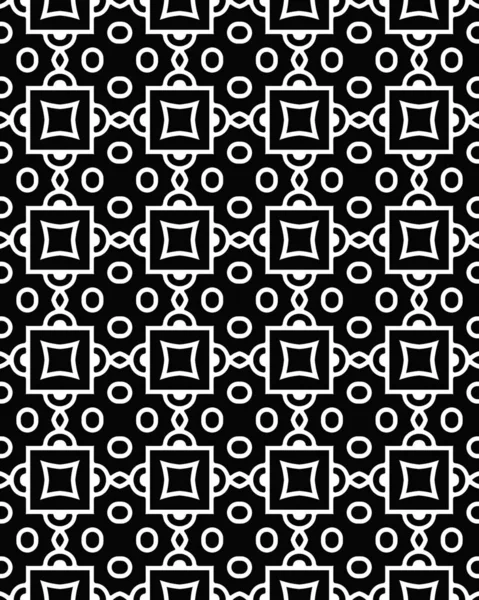 Tribe Motif Seamless Black White Line Geometrical Ethnic Wallpaper Ancient — Stock Photo, Image