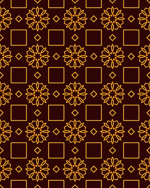 Seamless Pattern Black Gold Tones Stock Illustration — Stock Photo, Image
