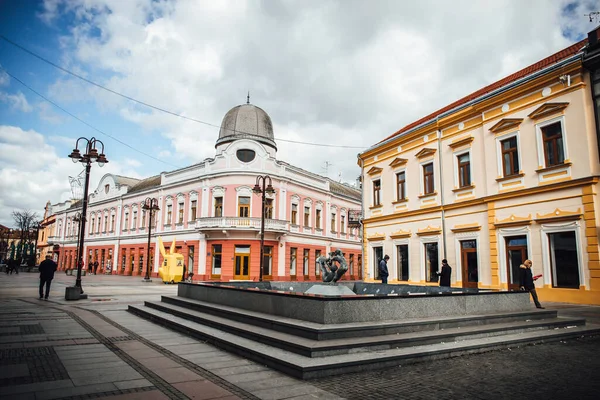 Centro Città Del Distretto Brcko Bosnia Erzegovina — Foto Stock