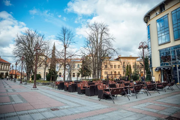 Centro Città Del Distretto Brcko Bosnia Erzegovina — Foto Stock