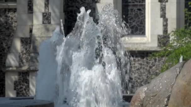 Gefion Brunnen Kopenhagen Gefionspringvandet Nahe Dem Kastell Von Kopenhagen Daenemark — Stockvideo