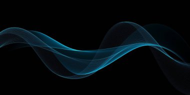 Akan ızgara hattıyla güzel soyut bir arkaplan. Dinamik dalgalar