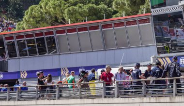 Cumartesi günkü Monako Grand Prix 'sinde insanların görüntüsü FP2, FP3 ve Kalifikasyon