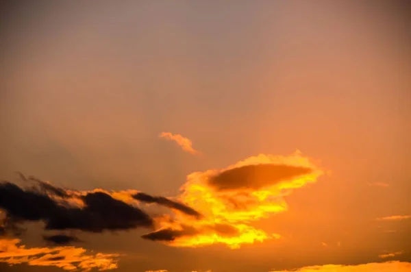 Sole Che Tramonta Sull Oceano Atlantico Tenerife Isole Canarie Spagna — Foto Stock