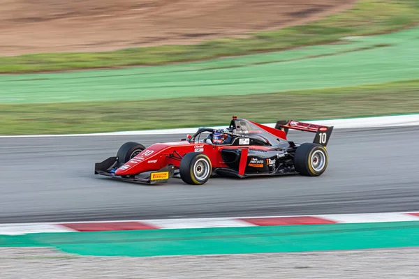 Auto Corsa Veloci Pista Nel Campionato Internazionale Tatuus 318 Alfa — Foto Stock