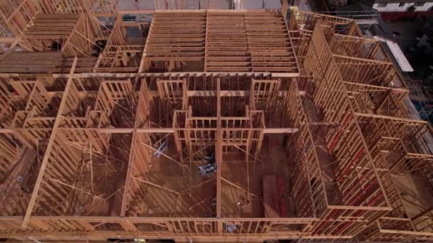 Повітряний Вид Будівництво Кремнієвій Долині — стокове відео