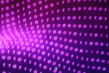 Bulanık dijital arkaplanın soyut kavramsal çizimi