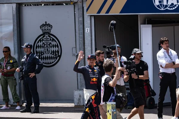 Veduta Delle Persone Durante Sessione Del Gran Premio Monaco Sabato — Foto Stock