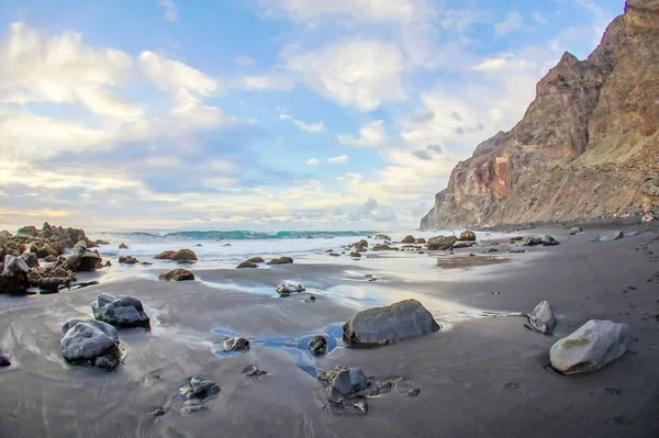 Pôr Sol Oceano Atlântico Tenerife Ilha Canária Espanha — Fotografia de Stock