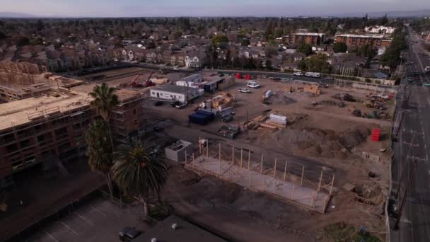 Veduta Aerea Del Nuovo Cantiere California — Video Stock