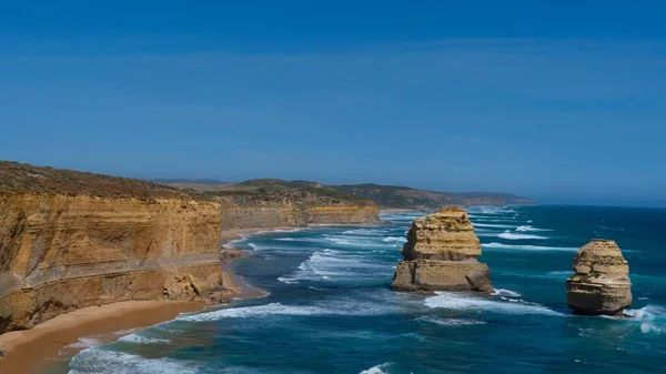 Una Hermosa Toma Los Doce Apóstoles Australia —  Fotos de Stock