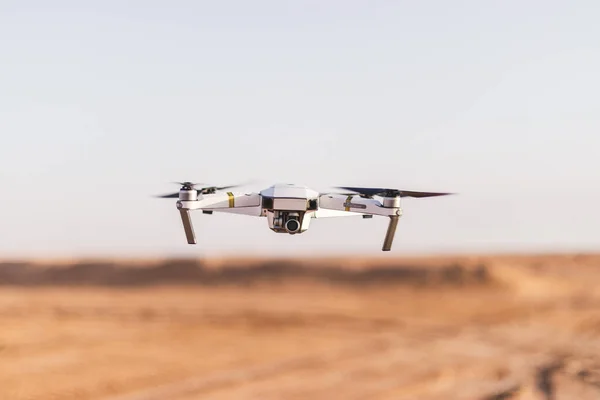 Dji Mavic Pro Drone Che Sorvola Deserto Del Sahara Con — Foto Stock