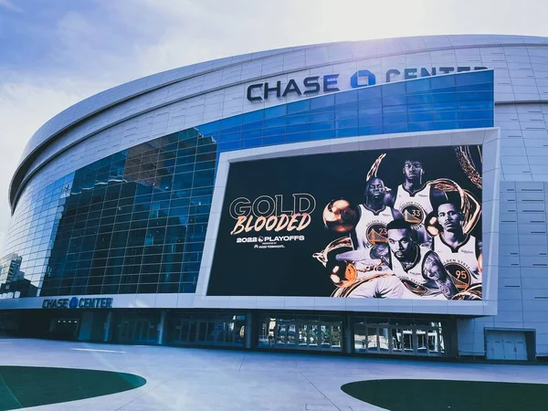 Chase Center Home Golden State Warriors 2022 Mistrzowie Nba — Zdjęcie stockowe