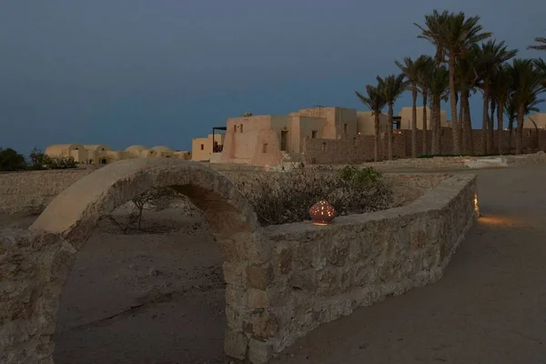 Old Brick Fortress Entrance Egypt Marsa Alam — Stock Photo, Image