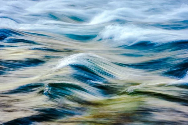 Serene Water Waves Different Shades — Stock Photo, Image