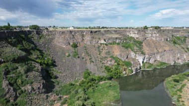 Yılan Nehri Kanyonu 'nun güzel manzarası. Idaho, Birleşik Devletler.