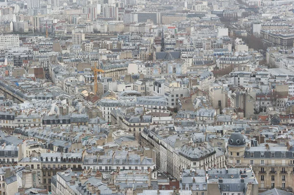 パリの有名な都市の空の景色 — ストック写真