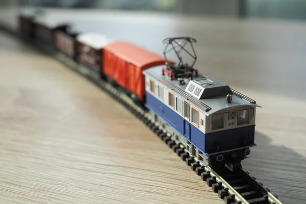 Soft Focus Model Train Gauge Engine Pantograph Mechanism — Stock Photo, Image