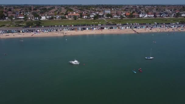 索普湾海岸线和周边地区的4K无人驾驶飞机镜头 — 图库视频影像