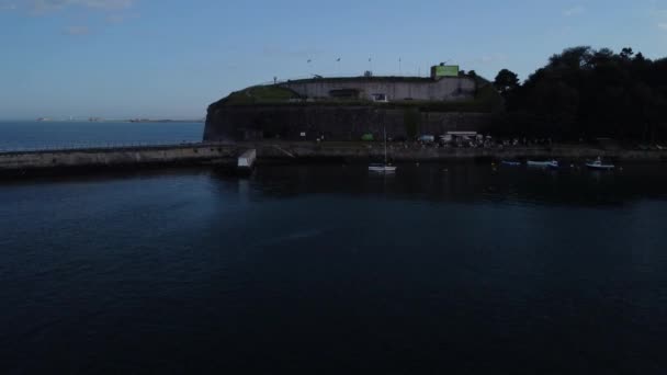 Imágenes Drones Puerto Weymouth — Vídeo de stock