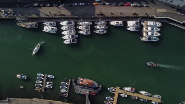 Imágenes Drones Puerto Weymouth — Vídeo de stock