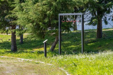 Santa Iria de Azoia Şehir Parkı 'nda bir halka bakım cihazı.
