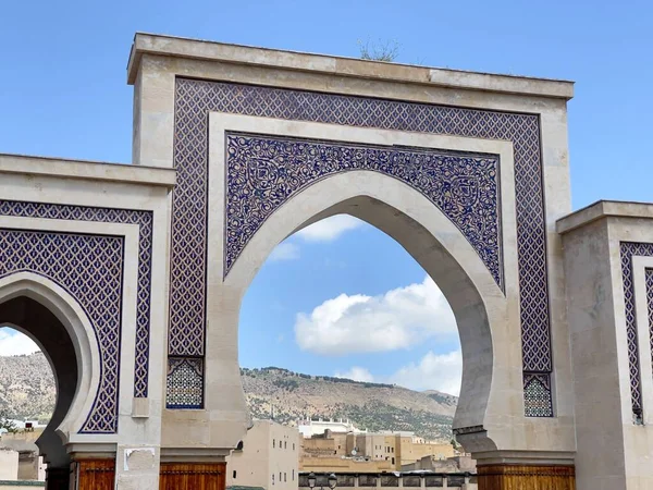 Porta Bab Rcif Antiga Medina Fez — Fotografia de Stock