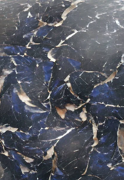 Close Blue Colored Marble Stone Pattern Great Match Background Design — Stock Photo, Image