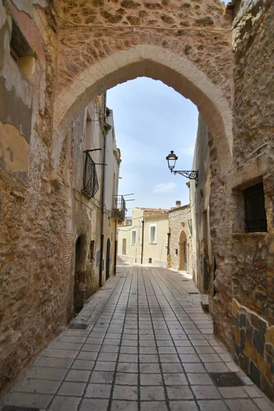 Arco Entrada Aldeia Irsina Basilicata Região Sul Itália — Fotografia de Stock