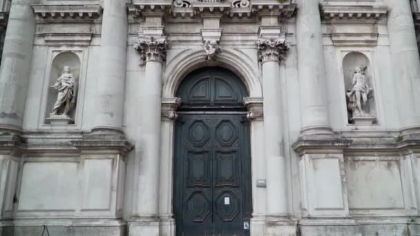 Une Séquence Église Catholique San Stae Venise Italie Lumière Jour — Video