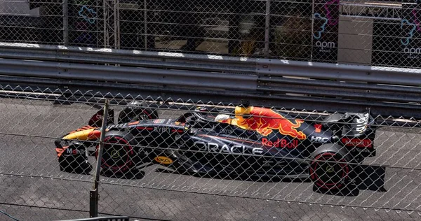 View Fast Racing Car Monaco Grand Prix Fp2 Fp3 Qualifying — Stock Photo, Image