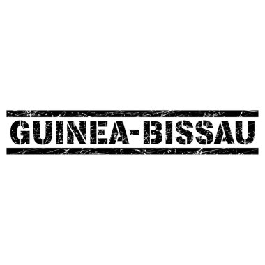 Gine-Bissau grunge bayrağının bir çizimi