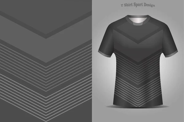 Gri Futbol Tişörtü Tasarımının Vektör Çizimi — Stok Vektör