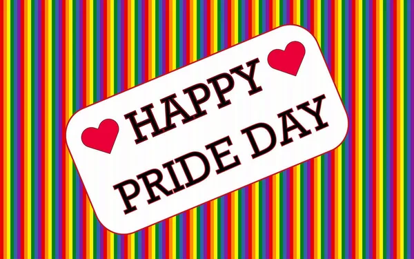 Internationale Lgbt Pride Day Viering — Stockvector