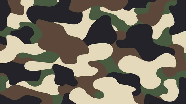 Vektor Vojenské Maskování Armádní Látkové Textury Pozadí — Stockový vektor